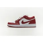 Jordan 1 Low Gym Red White Replica, 553558-611