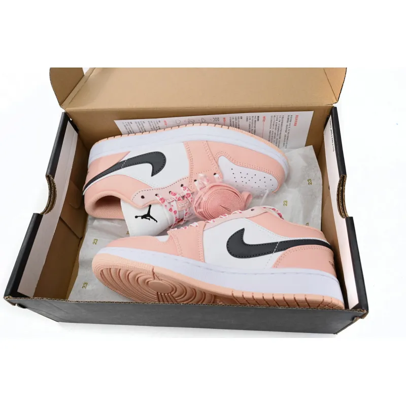 Jordan 1 Low Light Arctic Orange Pink Replica, 553560-800