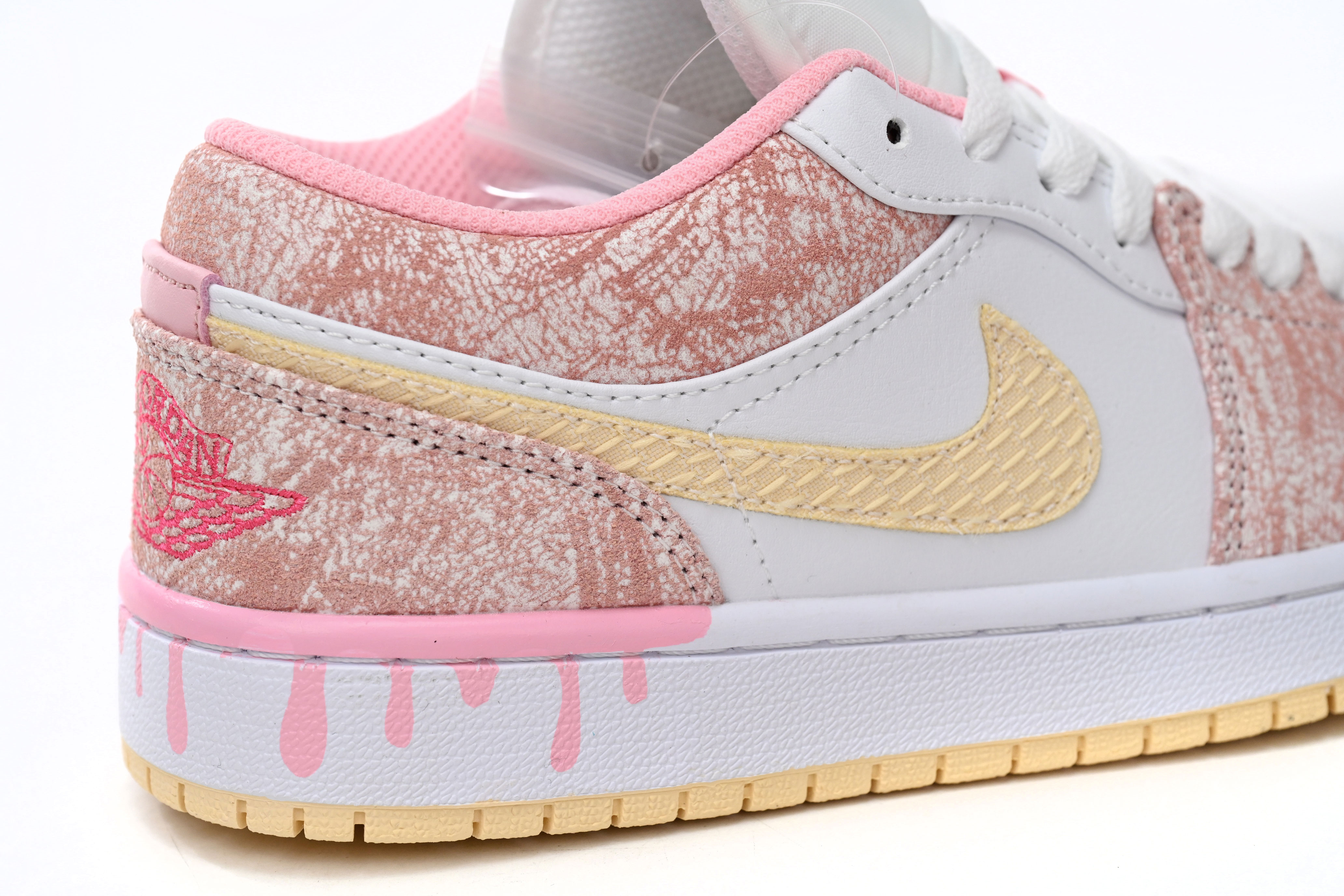 Jordan 1 Low Paint Drip Replica, CW7104-601, Replica Shoes