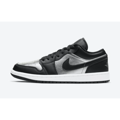 Jordan 1 Low SE Black Metallic Silver Replica, DA5551-001, Replica Shoes 01
