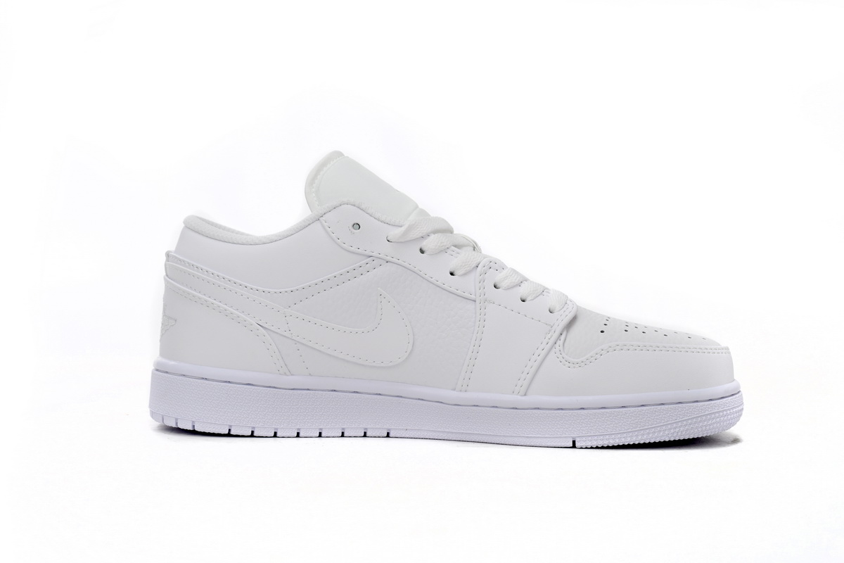 Jordan 1 Low Triple White Replica, 553558-111, Replica Shoes