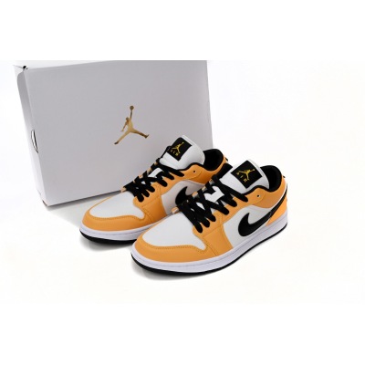 Jordan 1 Low White Metallic Gold Replica, CZ4776-100, Replica Shoes 02