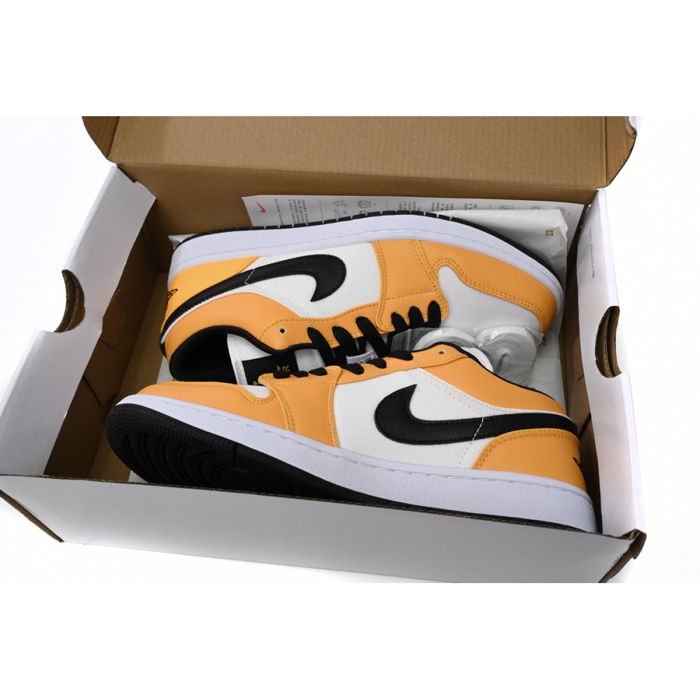 Jordan 1 Low White Metallic Gold Replica, CZ4776-100, Replica Shoes