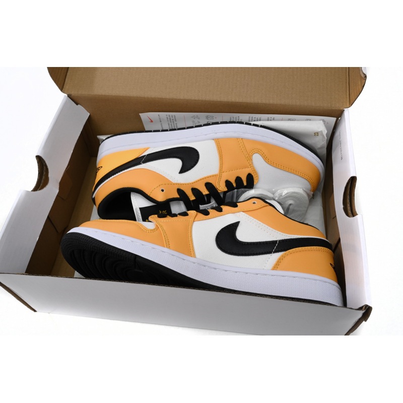 Jordan 1 Low White Metallic Gold Replica, CZ4776-100, Replica Shoes