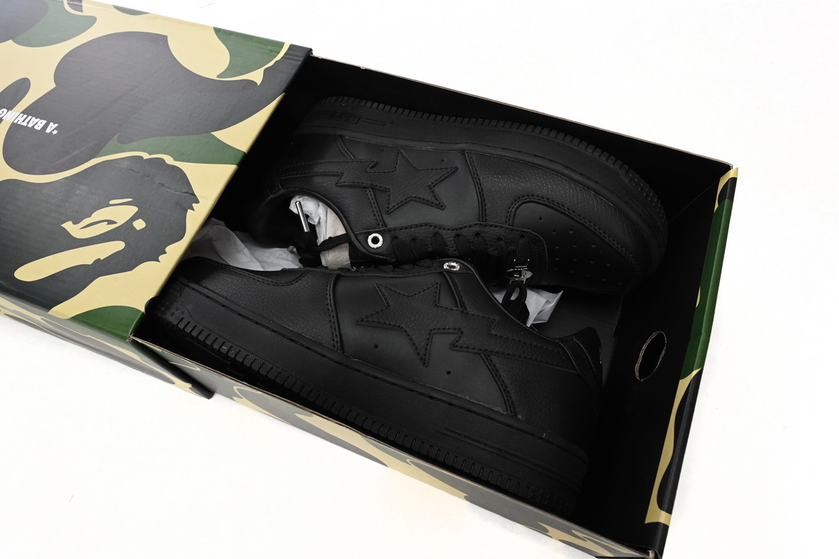 A Bathing Ape Bape Sta Triple Black Replica,1J30-191-013