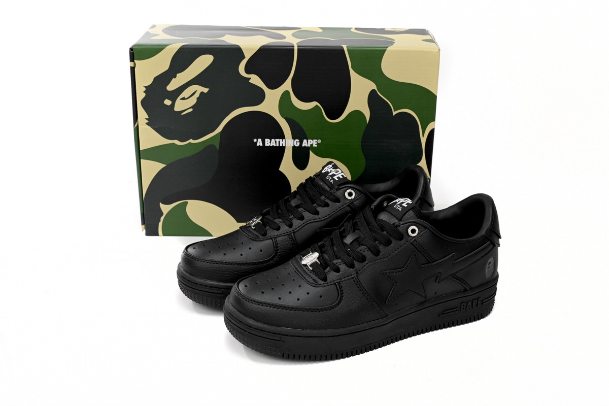 A Bathing Ape Bape Sta Triple Black Replica,1J30-191-013
