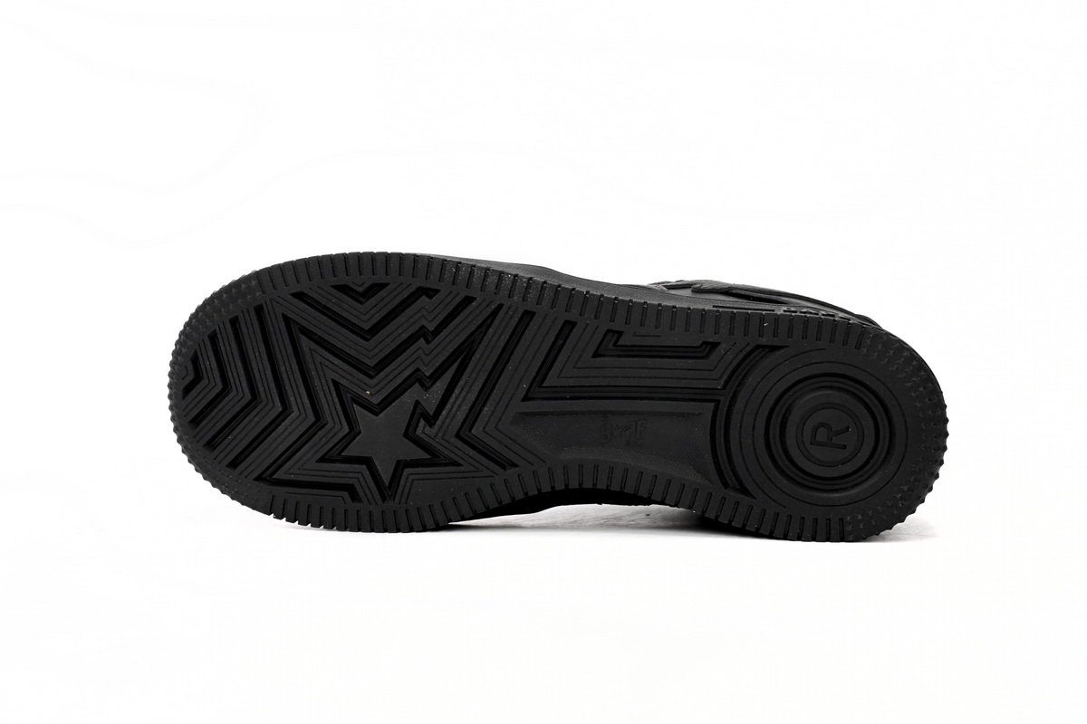 A Bathing Ape Bape Sta Triple Black Replica,1J30-191-013