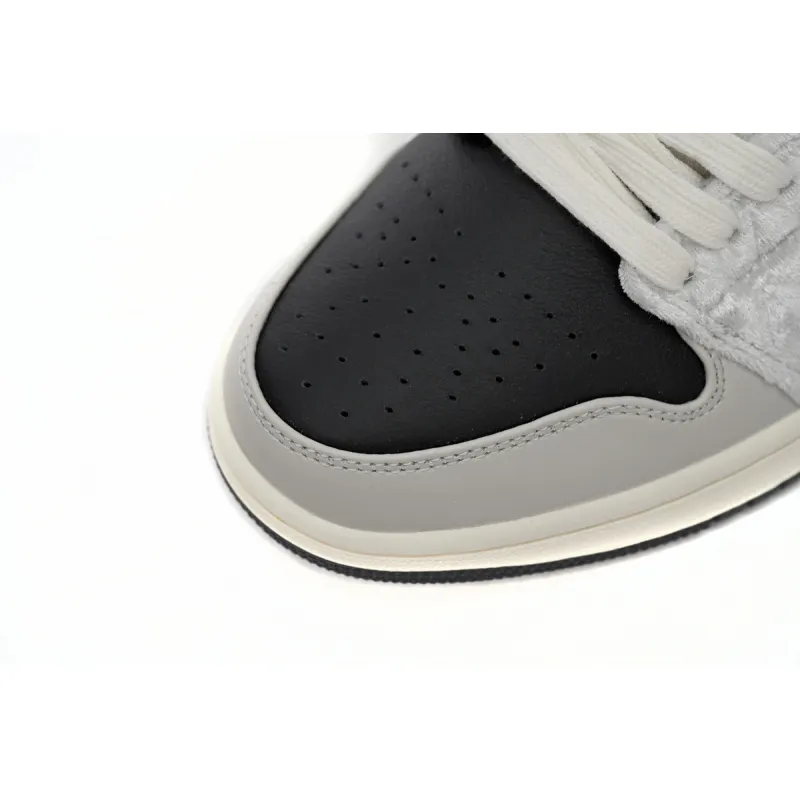 Jordan 1 Low Beaded Swoosh Replica, DV1762-001, Replica Shoes