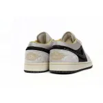 Jordan 1 Low Beaded Swoosh Replica, DV1762-001, Replica Shoes
