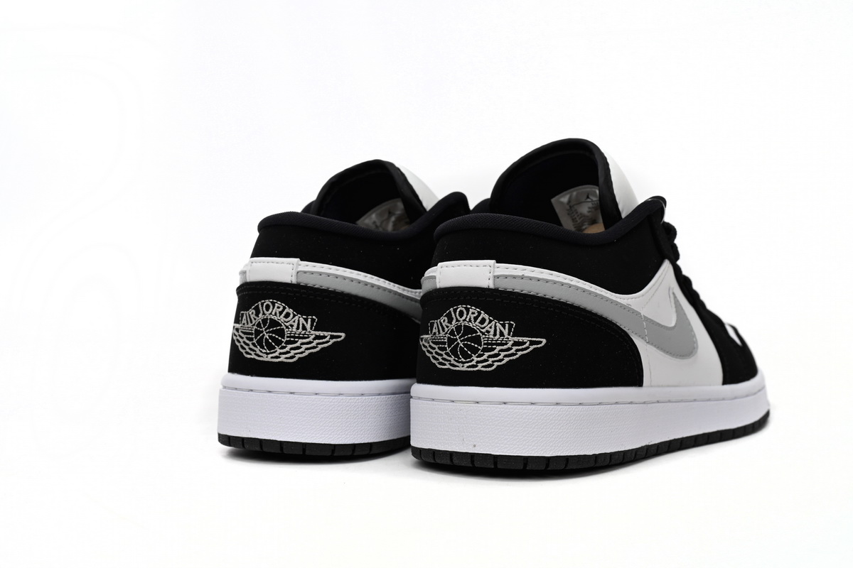 Jordan 1 Low Black and White Gray Replica, 552780-018, Replica Shoes