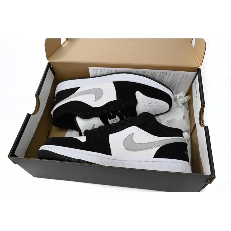 Jordan 1 Low Black and White Gray Replica, 552780-018