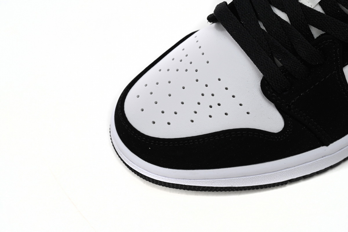 Jordan 1 Low Black and White Gray Replica, 552780-018, Replica Shoes