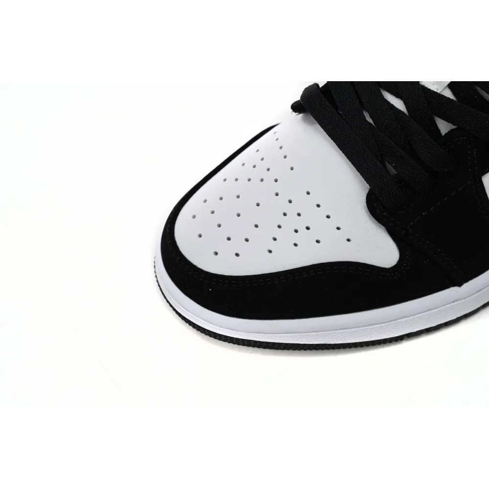 Jordan 1 Low Black and White Gray Replica, 552780-018