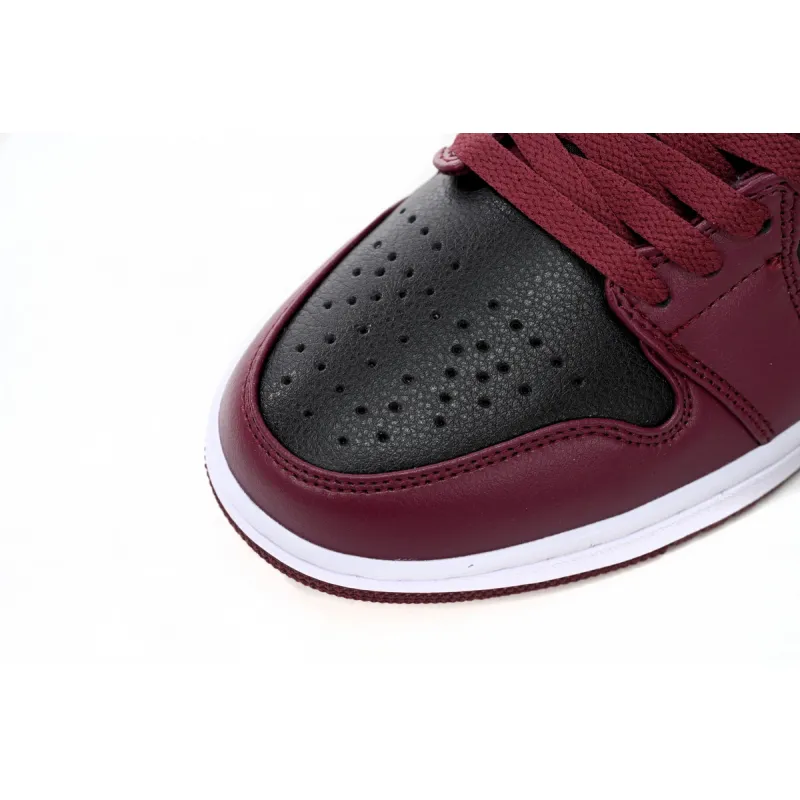 Jordan 1 Low Black Dark Beetroot Replica,  DC0774-006, Replica Shoes