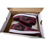 Jordan 1 Low Black Dark Beetroot Replica,  DC0774-006, Replica Shoes