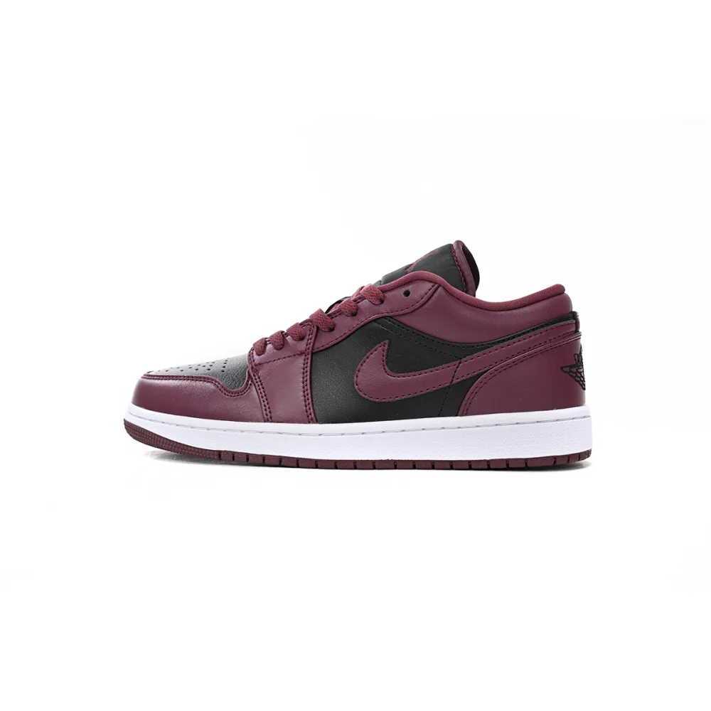 Jordan 1 Low Black Dark Beetroot Replica