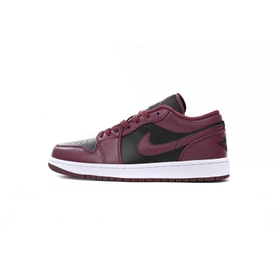 Jordan 1 Low Black Dark Beetroot Replica,  DC0774-006, Replica Shoes 01