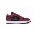 Jordan 1 Low Black Dark Beetroot Replica,  DC0774-006, Replica Shoes