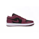Jordan 1 Low Black Dark Beetroot Replica,  DC0774-006, Replica Shoes