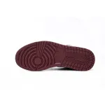 Jordan 1 Low Black Dark Beetroot Replica,  DC0774-006, Replica Shoes
