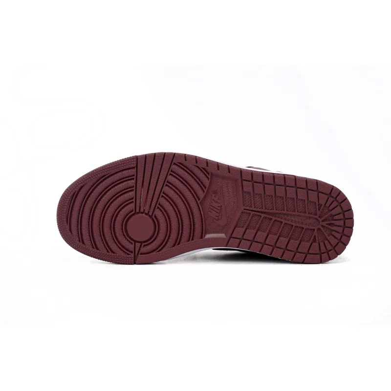 Jordan 1 Low Black Dark Beetroot Replica,  DC0774-006, Replica Shoes