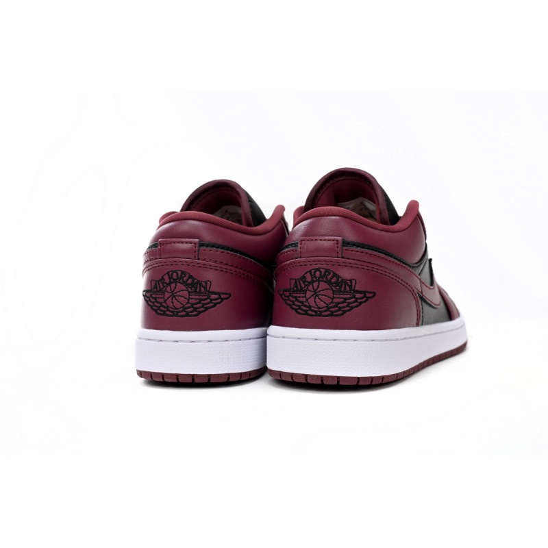 Jordan 1 Low Black Dark Beetroot Replica,  DC0774-006, Replica Shoes