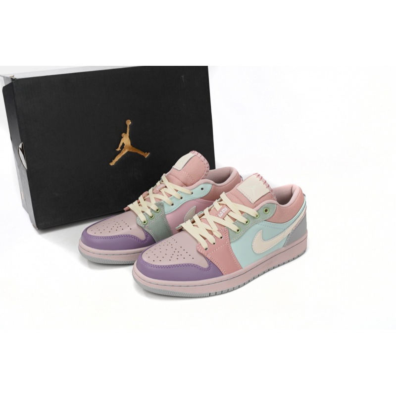 Jordan 1 Low Easter Pastel Replica, DJ5196-615, Replica Shoes