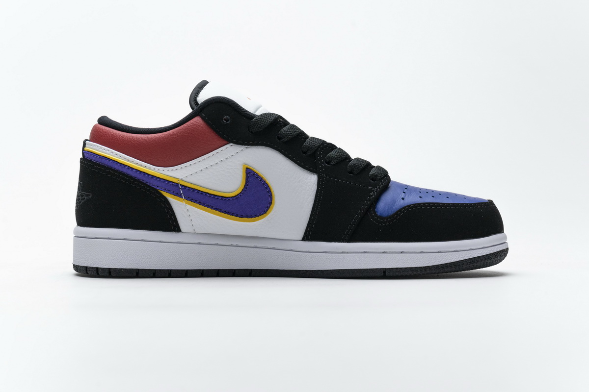 Jordan 1 Low Lakers Top 3 Replica, CJ9216-051, Replica Shoes