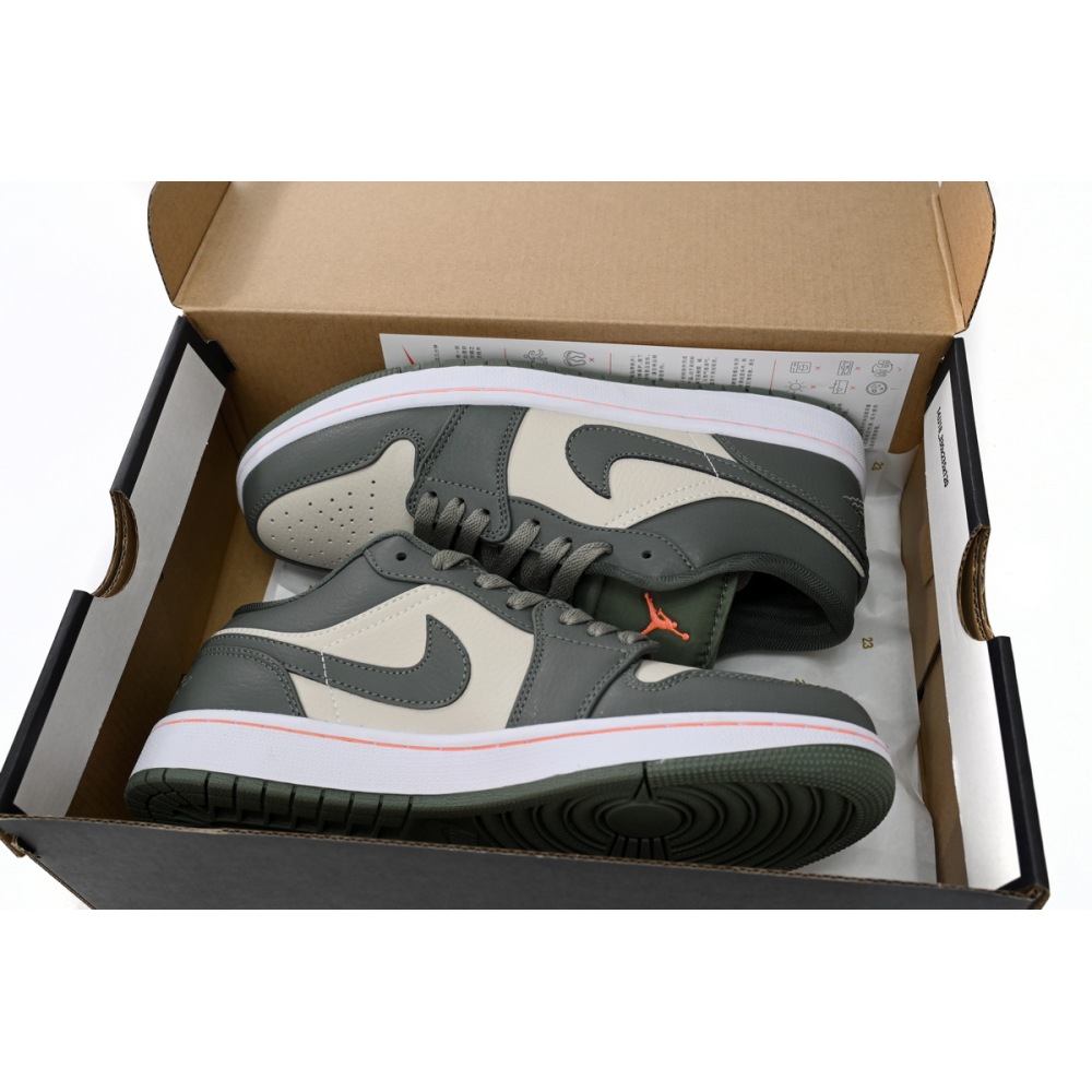 Jordan 1 Low Military Green Replica, 553558-121, Replica Shoes