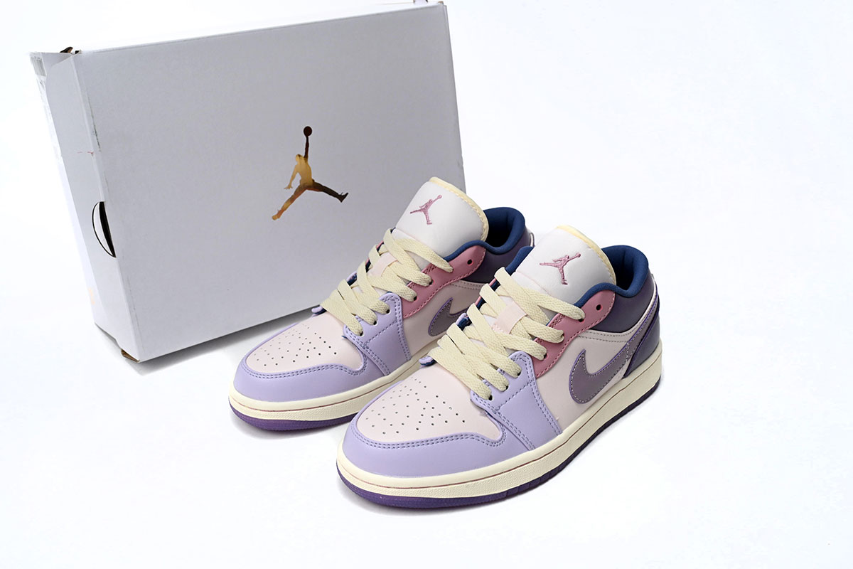 Jordan 1 Low Pastel Purple Replica, DZ2768-651, Replica Shoes