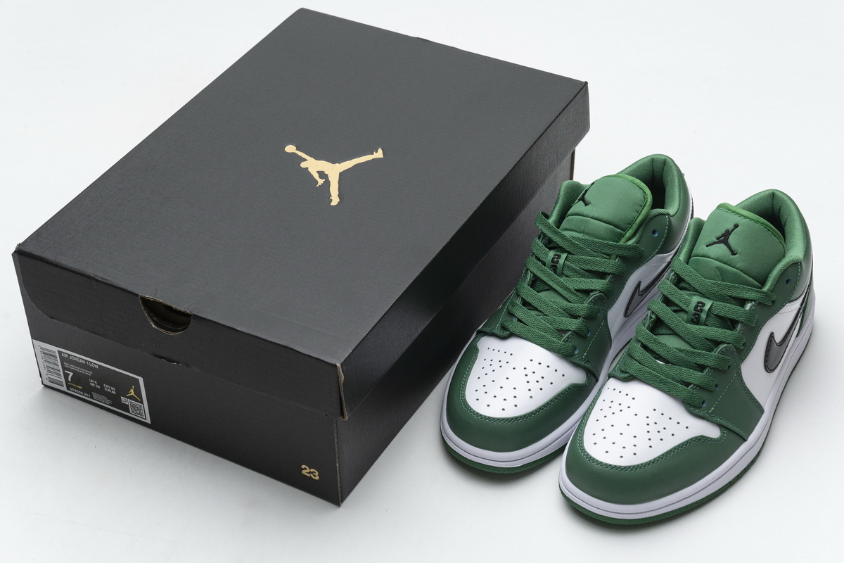 Jordan 1 Low Pine Green Replica, 553558-301, Replica Shoes