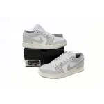 Jordan 1 Low PRM Smoke Grey Elephant Replica, DH4269-100