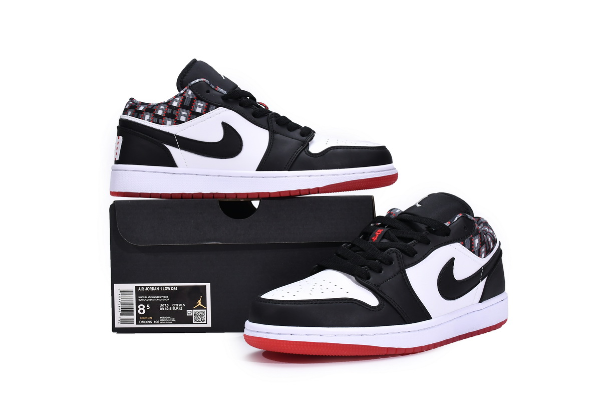 Jordan 1 Low Quai 54 Replica, DM0095-106, Replica Shoes