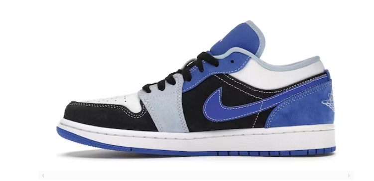 Jordan 1 Low Racer Blue White Replica