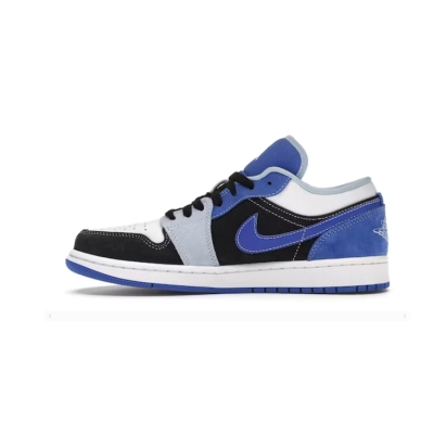 Jordan 1 Low Racer Blue White Replica, DH0206-400, Replica Shoes 01