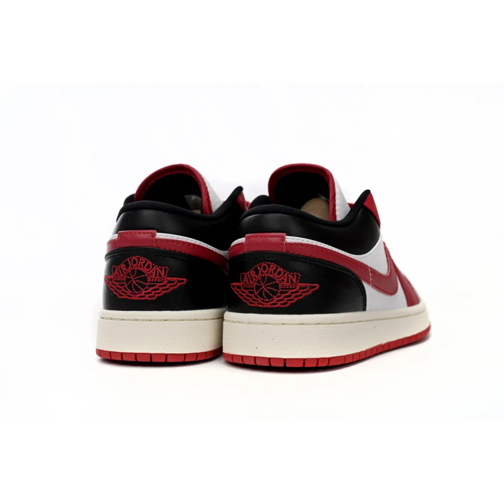 Jordan 1 Low Reverse Black Toe Replica,  DC0774-160