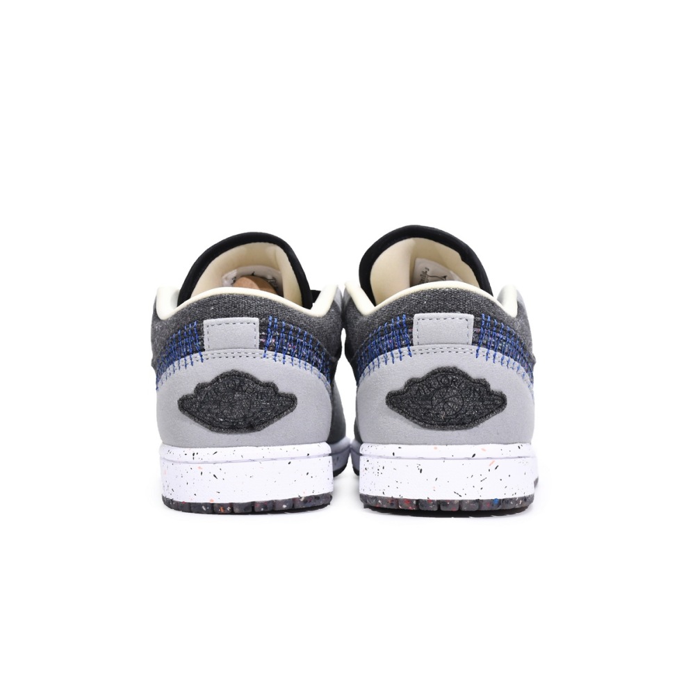 Jordan 1 Low SE Crater Black Grey Replica, DM4657-001, Replica Shoes