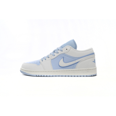 Jordan 1 Low SE Reverse Ice Blue Replica, DV1299-104, Replica Shoes 01