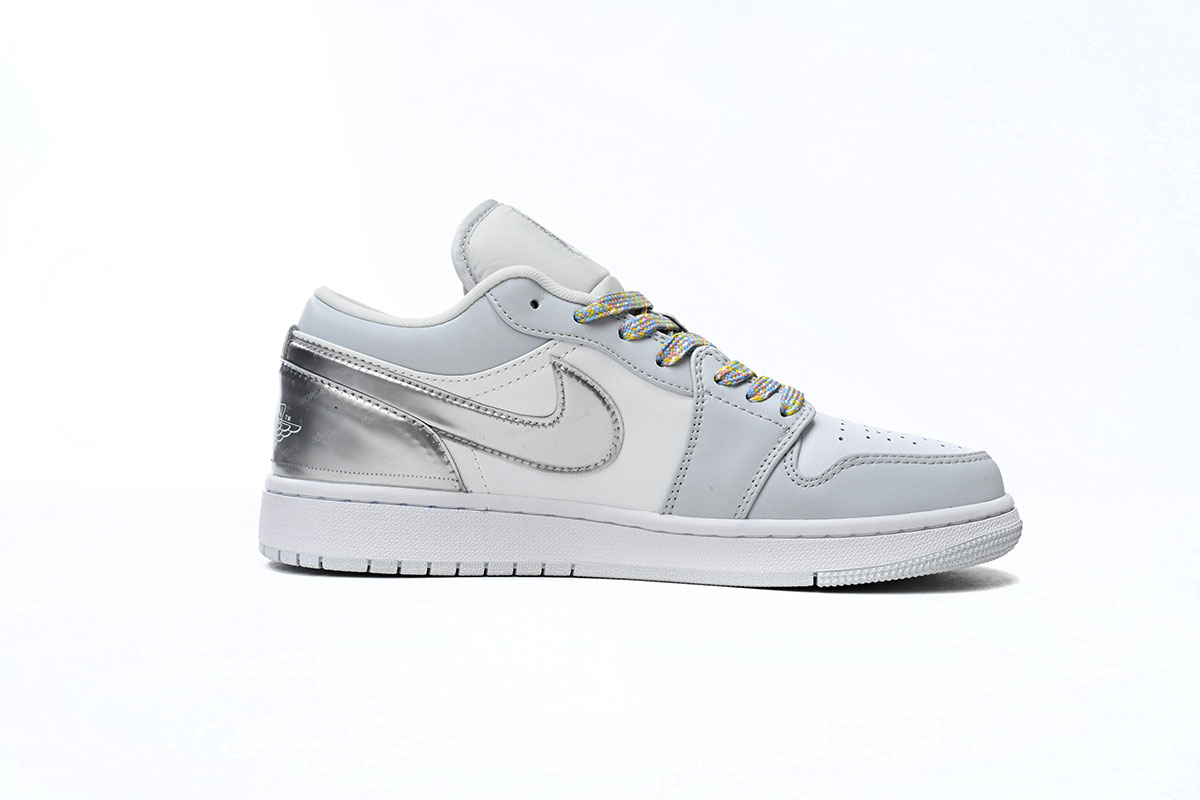 Jordan 1 Low SE Tear Away Silver Replica, DX6070-101, Replica Shoes