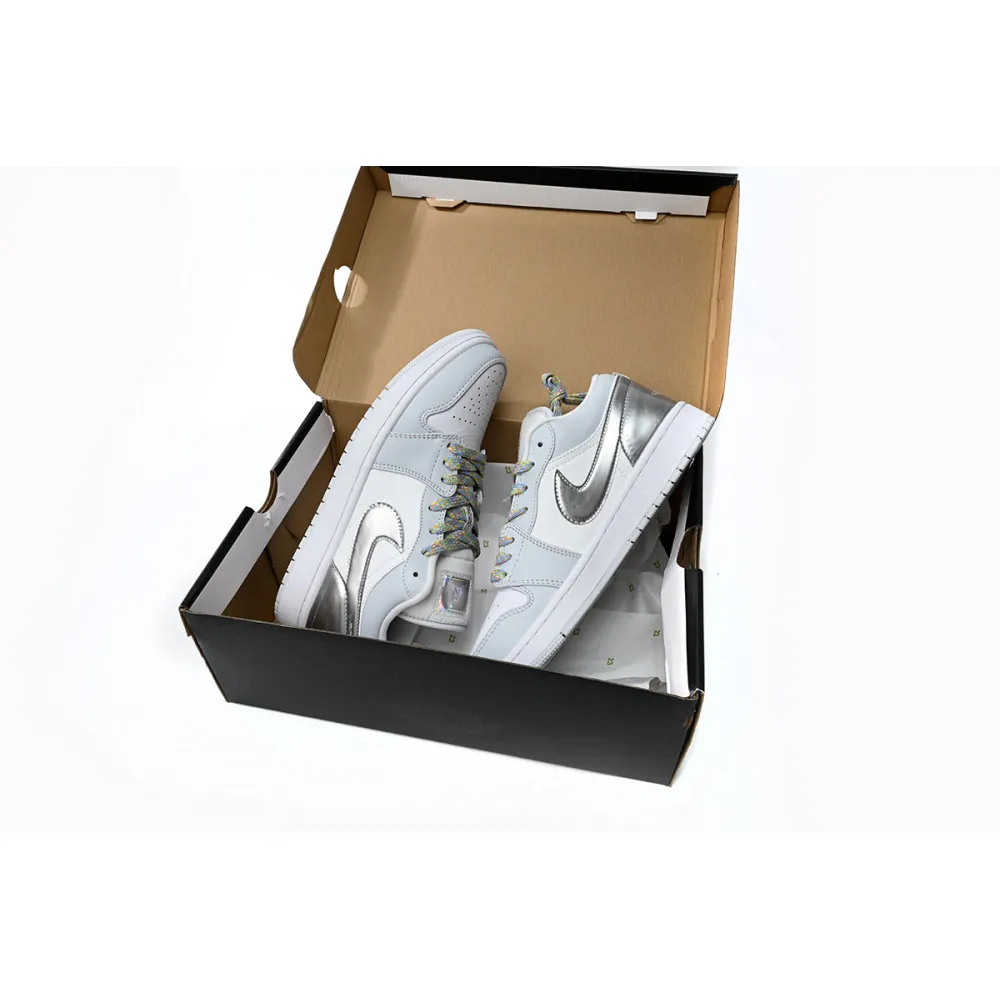 Jordan 1 Low SE Tear Away Silver Replica, DX6070-101