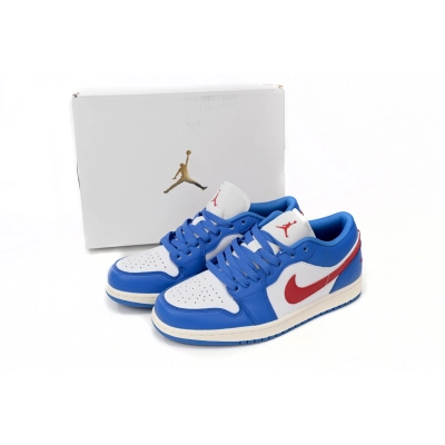 Jordan 1 Low Sport Blue Gym Red Replica, DC0774-416, Replica Shoes 02