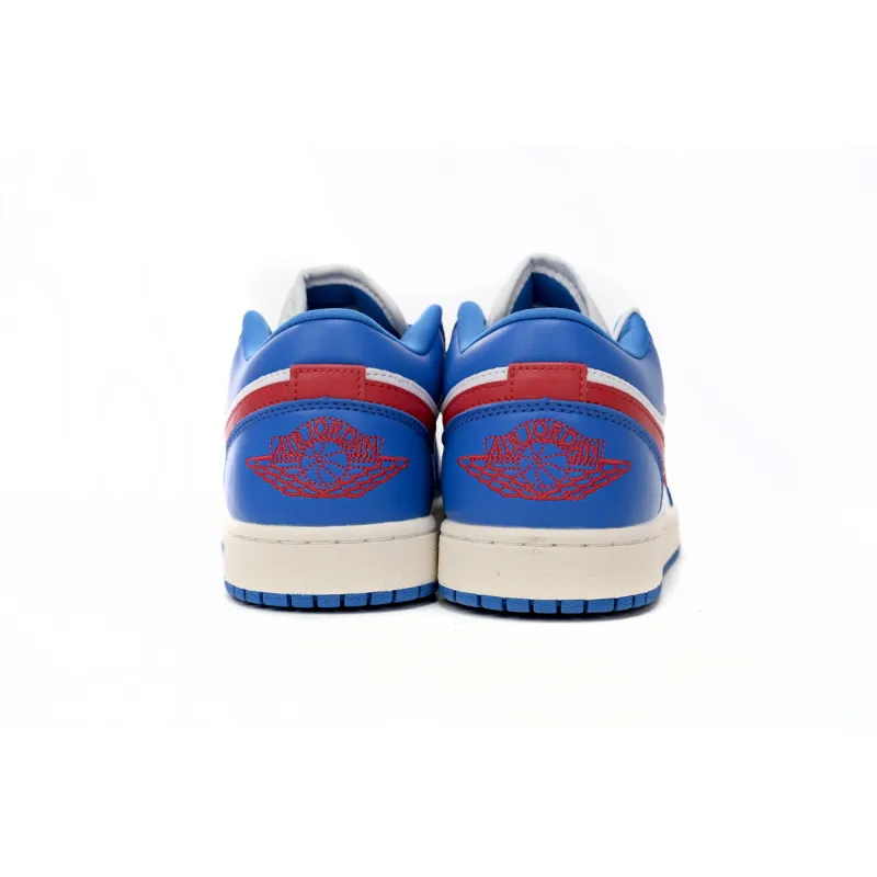 Jordan 1 Low Sport Blue Gym Red Replica, DC0774-416