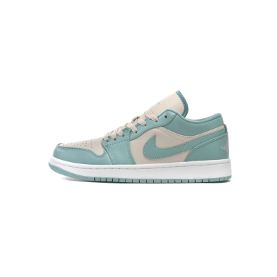 Jordan 1 Low Tropical Teal Replica,  DC0774-131, Replica Shoes 01