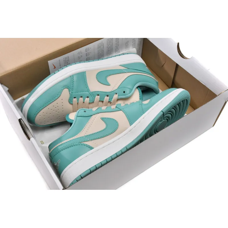 Jordan 1 Low Tropical Teal Replica,  DC0774-131