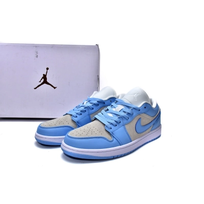 Jordan 1 Low University Blue Replica,  DC0774-050, Replica Shoes 02