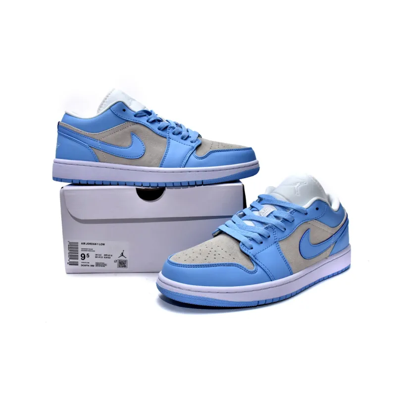 Jordan 1 Low University Blue Replica,  DC0774-050