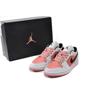 Jordan 1 Low White Light Madder Root Replica, DM8960-801, Replica Shoes 02