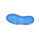 Jordan 1 Retro Low OG Black Dark Powder Blue Replica, CZ0790-104, Replica Shoes