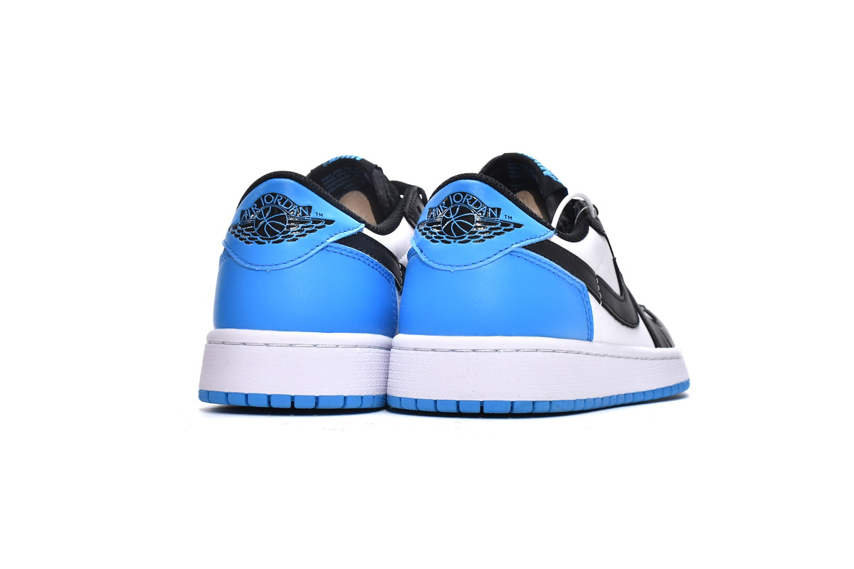 Jordan 1 Retro Low OG Black Dark Powder Blue Replica, CZ0790-104, Replica Shoes