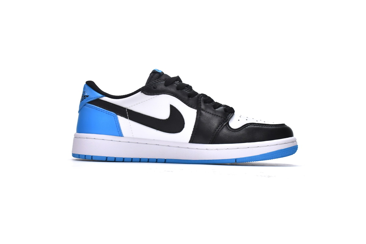 Jordan 1 Retro Low OG Black Dark Powder Blue Replica, CZ0790-104, Replica Shoes
